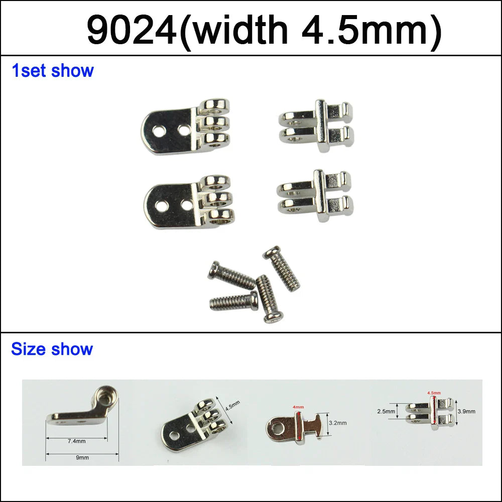 10 Sets Eyeglasses Hinge Replacement - Plastic Frames, Acetate Sunglasses, Wooden Glasses Repair Parts & Accessories