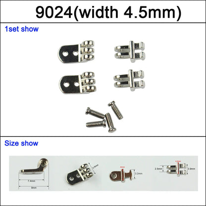 10 Sets Eyeglasses Hinge Replacement - Plastic Frames, Acetate Sunglasses, Wooden Glasses Repair Parts & Accessories