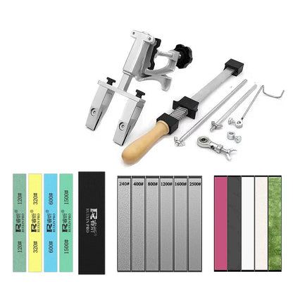 XK 2025 Fixed Knife Sharpener – Professional Kitchen Sharpening Stone & Diamond Whetstone for Angle Grinding & Woodwork