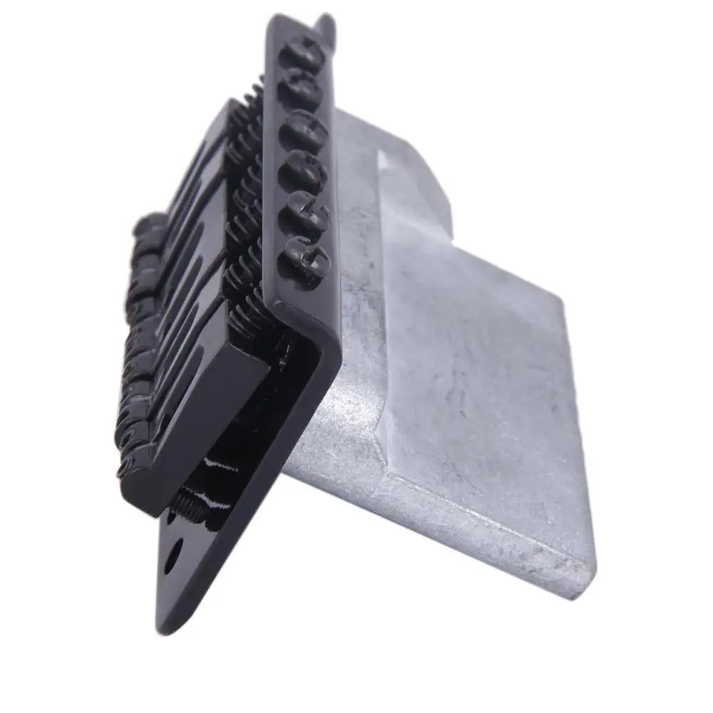 6-String Guitar Bridge Saddle Tailpiece — Tremolo Bridge for Strat SQ ST Electric Guitars, Standard Guitar Accessory