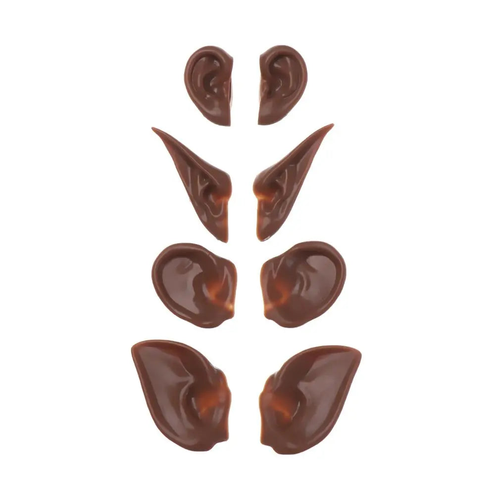 Blyth Doll Elf Ears – White, Tan, Dark & Black Skin Artificial Ear Accessories (Doll Only)