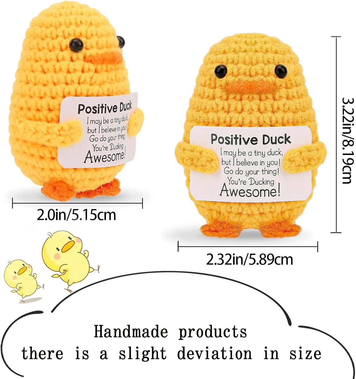Positive Energy Crochet Doll — Handmade Knitted Plush Potato, Plant, Avocado, Bee & Animal Pocket Hug Emotional Support Gift