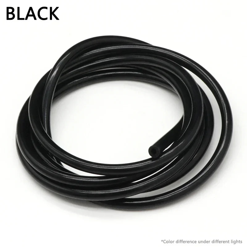 Food Grade Silicone Tube Hose - 1 Meter Flexible Rubber Pipe Water Drink Connector in 1mm to 10mm Inner Diameter Sizes