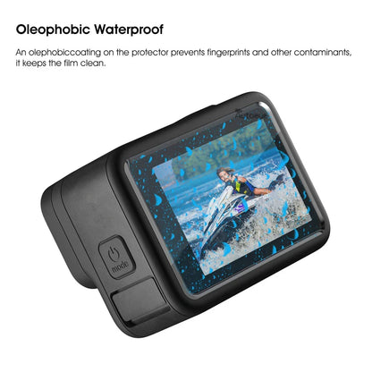 Protective Silicone Case for GoPro Hero 12/11/10/9 Black – Tempered Glass Screen Protector & Lens Cap Cover Accessory