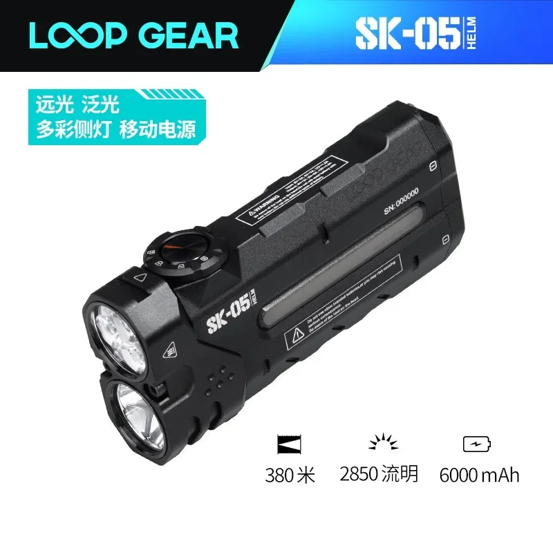 Original Outdoor Multifunctional LED Flashlight – 4360LMS Long-Range Strong Light with Ultra-Long Battery Life, Rechargeable for Camping