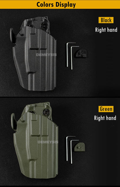 Adjustable Gun Holster — Right/Left Hand Waist Carry Case for Tactical Pistols