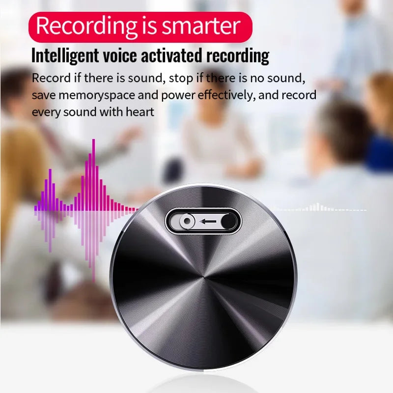 STTWUNAKE Mini Voice Activated Recorder – Built-in Magnet, Small Digital Audio Recording Device, Sound Dictaphone