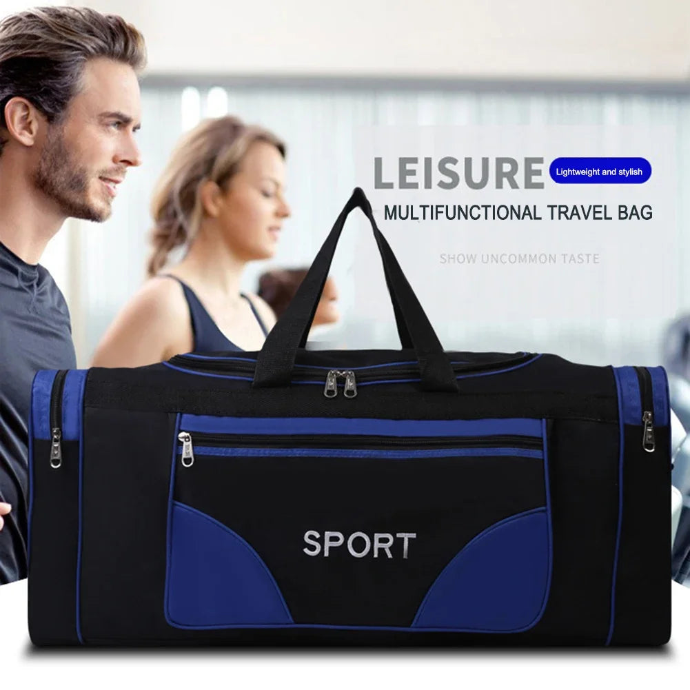 Oxford Fitness Bag – Large Capacity Waterproof Yoga & Sports Backpack with Adjustable Shoulder Strap for Outdoor Football