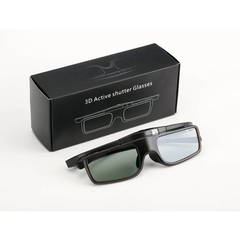 Active Shutter 3D Glasses — Rechargeable Bluetooth RF for Epson TW5700/5400/5600/930 & Sony, Samsung 3D TVs