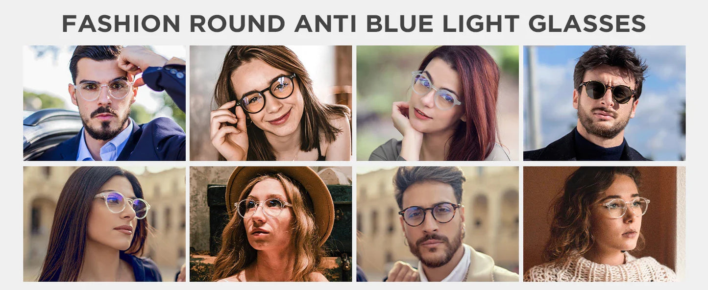 ZENOTTIC 2025 Retro Reading Glasses – Anti-Blue Light Blocking Eyeglasses for Women & Men, Diopter 0 to 4.0