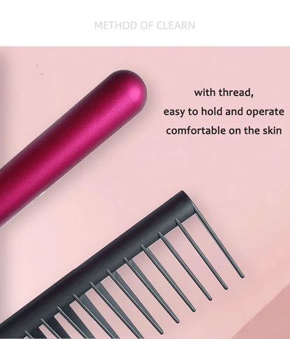Dyson Airbag Comb Set – Wide Tooth & Cylinder Comb, Massage Airbag Hairbrush for Hairdressing & Curly Styling