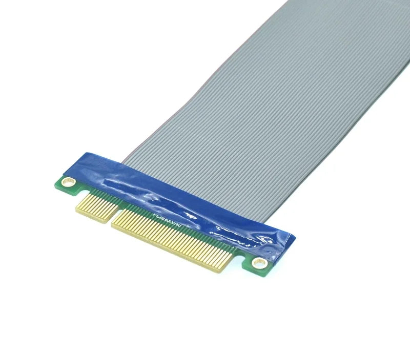 PCIe Riser Card Extender 8X to 16X – Gold Plated PCI-E Extension Cable Adapter for GPU Mining & Desktop PC Expansion