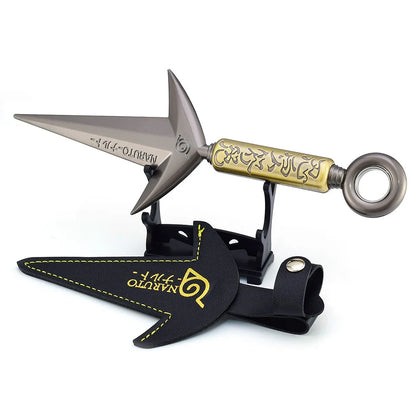 Namikaze Minato Flying Thunder God Kunai – 23cm Rotatable Metal Ninja Weapon Model, 3 Styles Collectible Toy