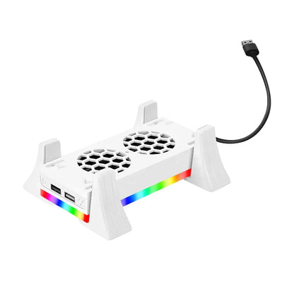 Xbox Series S Console Cooling Fan Holder — 3-Gear Adjustable Cooling System with Color Lights