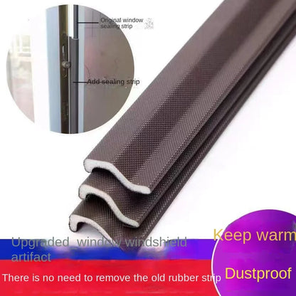 New 40M Acoustic Foam Window Sealing Strip – Soundproof S-Shaped Weather Stripping for Doors & Casement Windows