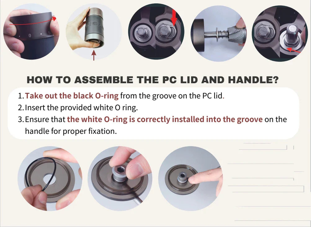 KINGrinder K4/K6 Manual Coffee Grinder — Portable 420 Stainless Steel Mill with 48mm Titanium-Plated Burr