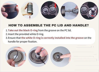 KINGrinder K4/K6 Manual Coffee Grinder — Portable 420 Stainless Steel Mill with 48mm Titanium-Plated Burr