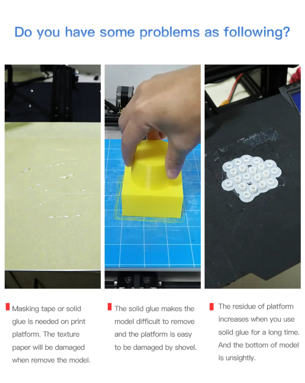 Creality Ender 3 Tempered Glass Bed — Upgraded 3D Printer Build Surface 235x235x4mm for Ender 3/3 Pro/3 V2
