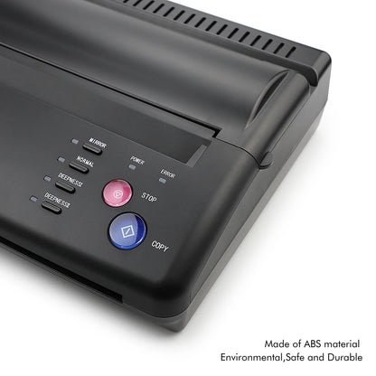 Tattoo Transfer Machine - Stencil Copier Printer, Thermal Drawing Tool for Tattoo Photos & Transfer Paper for Beginners