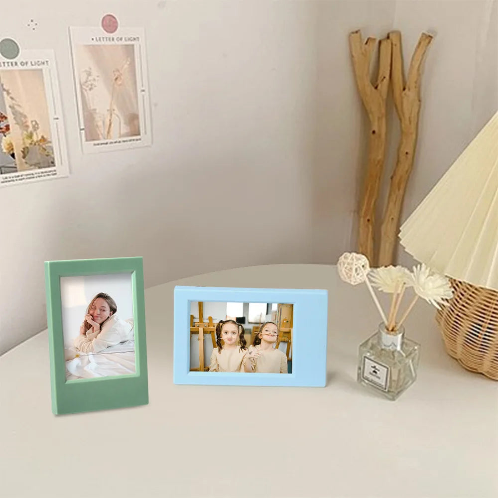 New 3-Inch Mini Film Frame Color Frame for Fuji Instant Film Cameras - Compatible with Instax Mini 12, 11, 9, 90 - Link Play EVO Vertical Frame