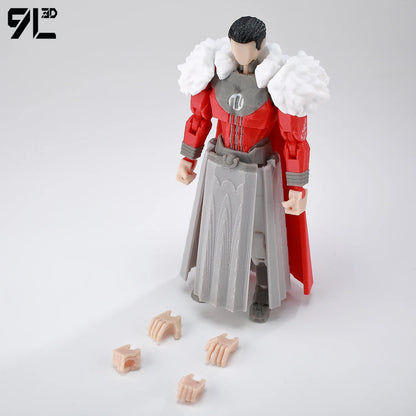 9L 3D Printed Invincible Tech Jacker T13 Lucky13 Action Figure – Multi-Jointed Motorcycle Collectible Model Toy Titan13