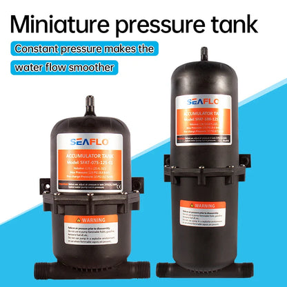 0.75L 1L 125PSI Pre-Pressurized Accumulator Tank – Water Pressure Storage Vessel for Pump Flow Control