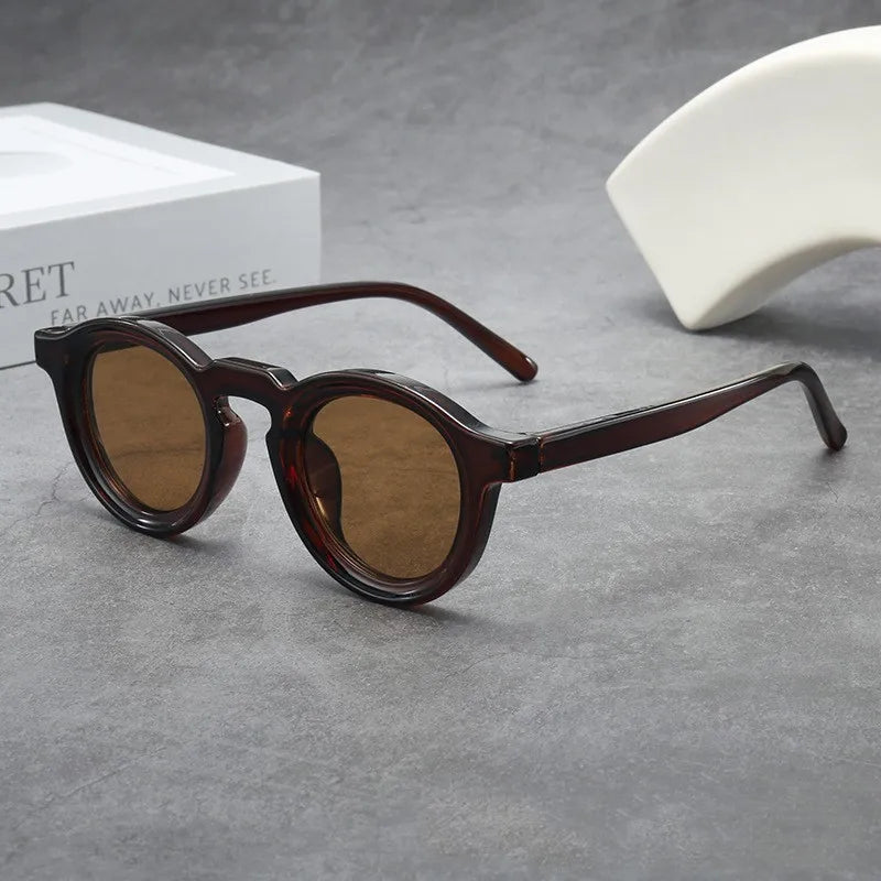 2025 Retro Round Small Frame Sunglasses — High-End UV Resistant Shades for Men & Women, Fashion Trend