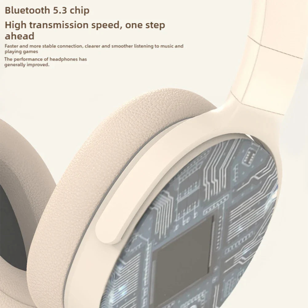 Xiaomi Wireless Bluetooth Headphones – Over-Ear HiFi Stereo, Foldable, Lightweight, TF Card & Type-C Support