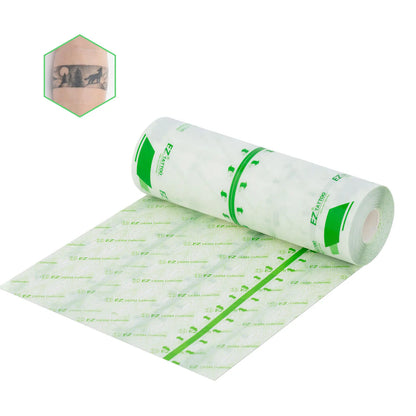 EZ Premium Derm Defender – Waterproof Clear Adhesive Tattoo Aftercare Protective Film