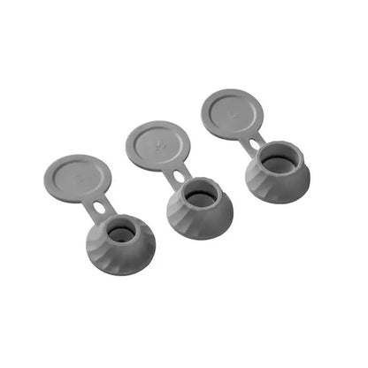3/6PCS Bottle Emptying Caps with Adapters – 3 Sizes Inverted Flipping Bottle Transfer Connectors