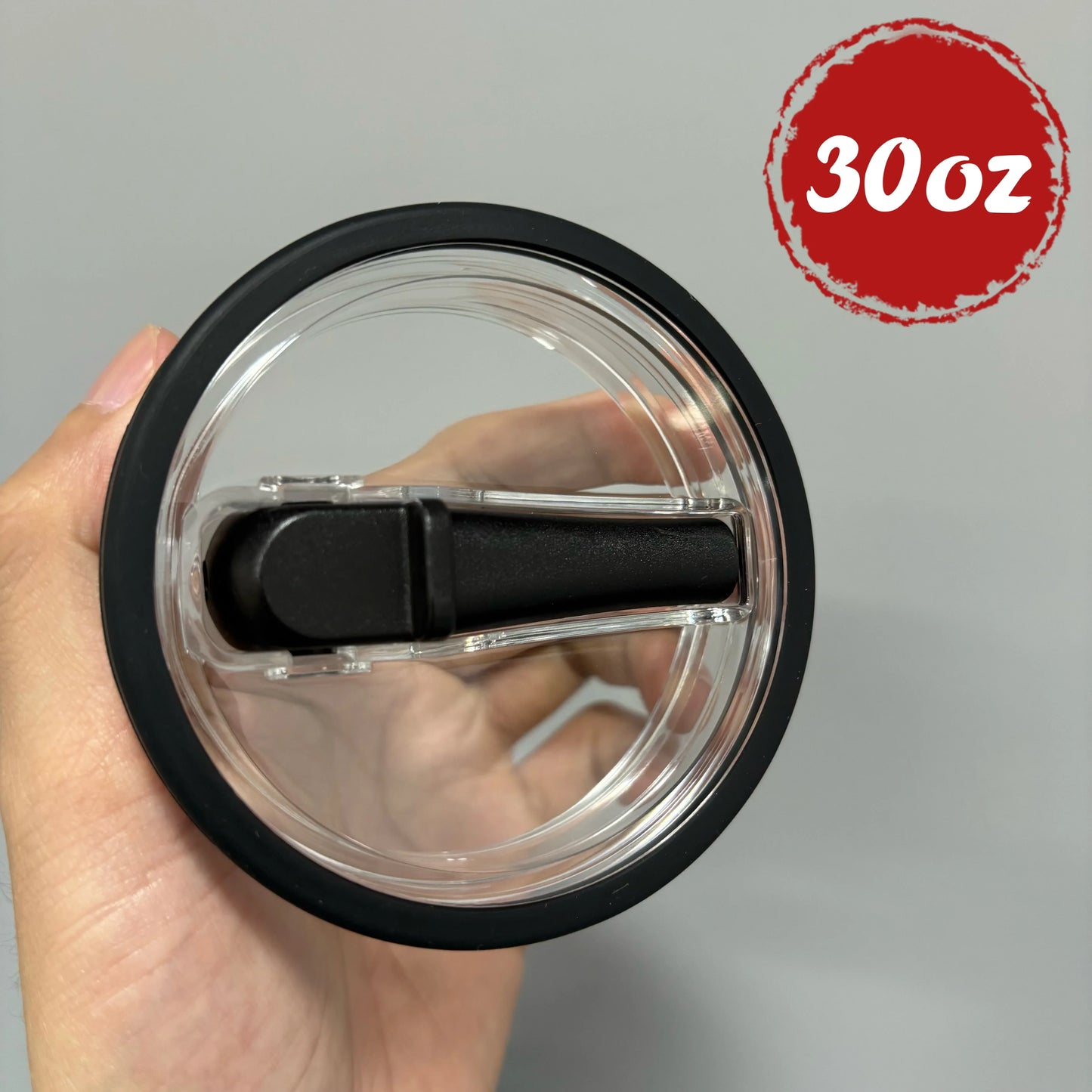 30oz/40oz Tumbler Flip Straw Lid Replacement – Spill-Proof Reusable Cover for Quencher Cups