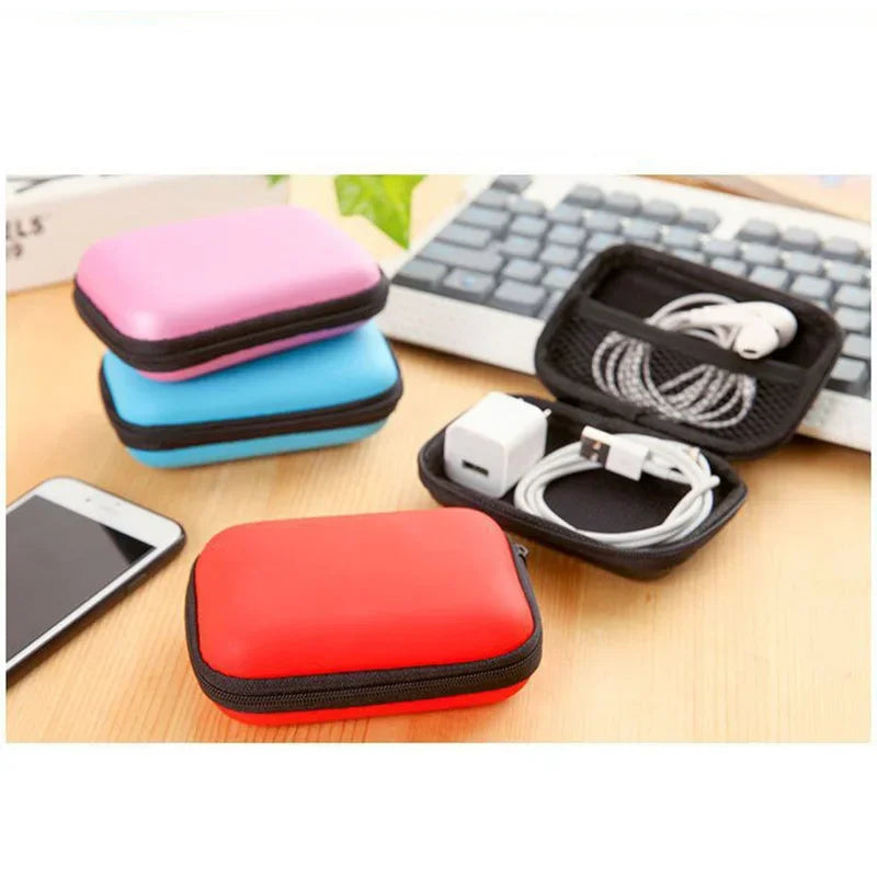 Rectangle Portable Storage Bag – Zip Lock Organizer for Phone, Data Cables, Chargers, and Accessories
