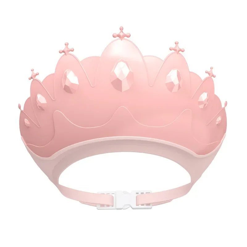Kids Hair Wash Shower Cap - Adjustable Soft Bath Hat with Ear Protection for Baby Shampoo Time