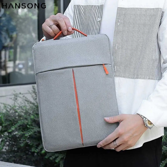 13-15" Laptop Handbag Sleeve — Shockproof Ultrabook Notebook Case for Apple, Lenovo, HP, Dell