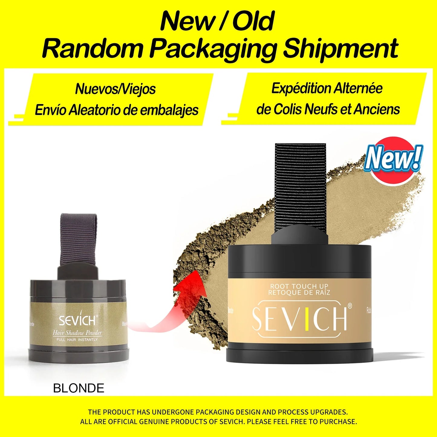 Sevich Hairline Powder 4g — Natural Hairline Shadow Makeup Hair Loss Concealer Unisex