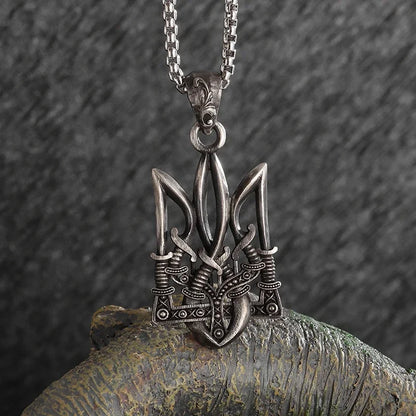 Gothic Skull Jesus Cross Necklace – Punk Catholic Amulet Jewelry for Men, Religious Pendant