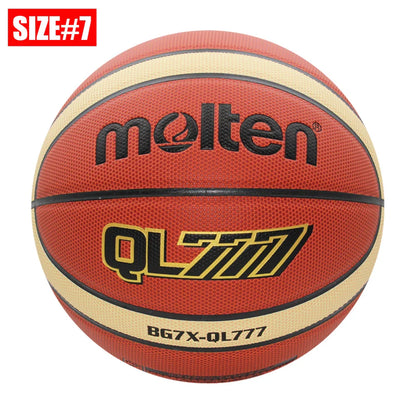 2025 Molten Basketball — Official Size 5/6/7 PU Indoor & Outdoor Ball for Men, Training, Match & Team Games