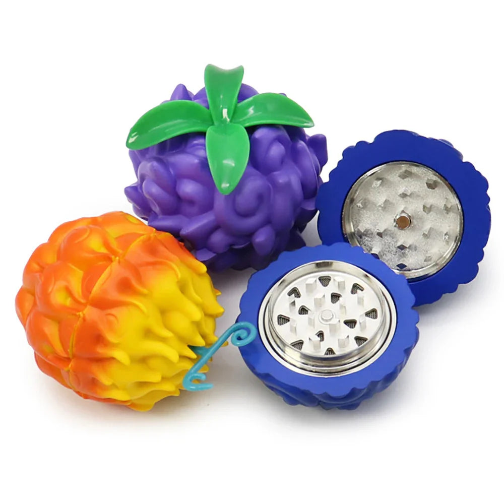 Fruit-Shaped Metal Herb Grinder — Evil Design Available in 3 Colors