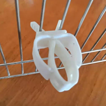 Cute Small Pet Bird Food Holder: Parrot Fruits Vegetables Clip with Cuttlefish Bone Feeder Device - Bird Cage Accessories for Oiseaux