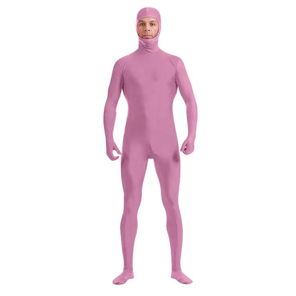 Full Body Zentai Suit for Men – Halloween Second Skin Tight Spandex Nylon Bodysuit Cosplay Costume