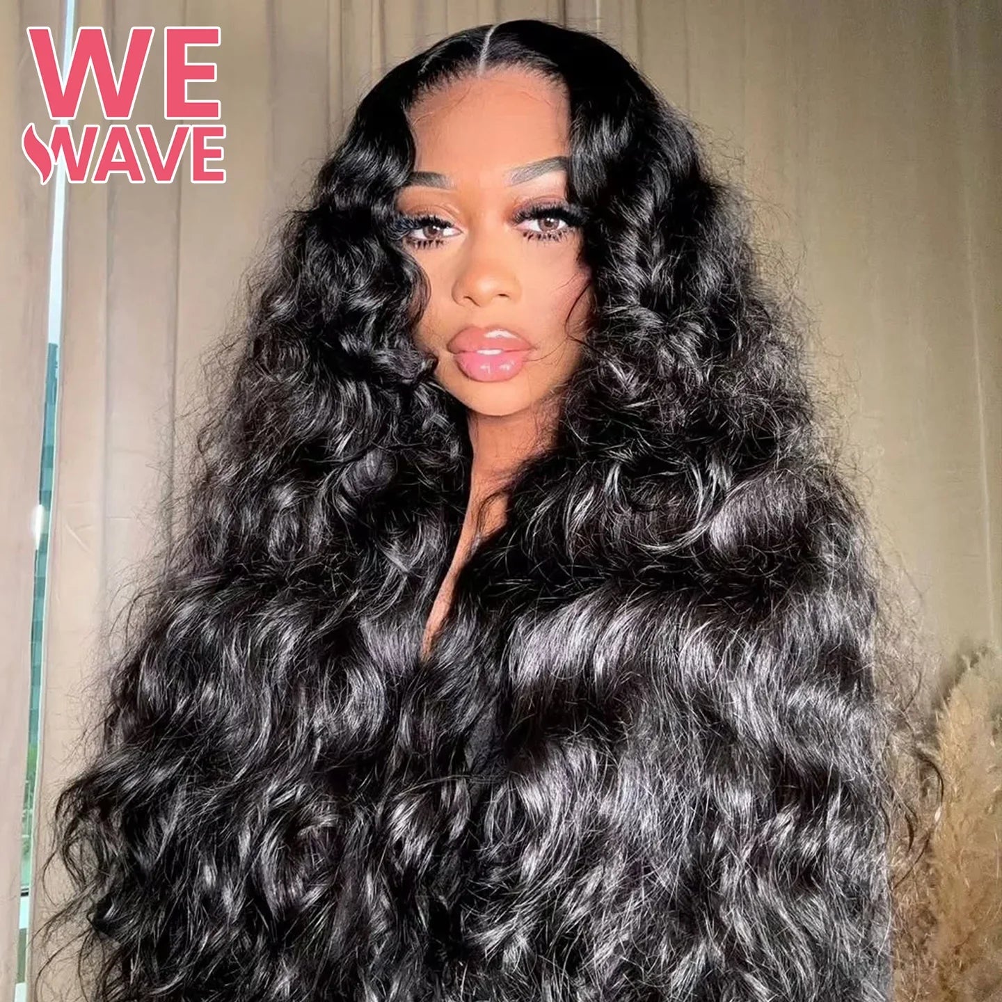40 Inch Loose Body Wave Lace Front Wig – High-Density 13x6 HD Brazilian Black Human Hair for Women