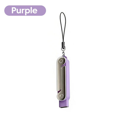 240W OTG Type-C Adapter – USB-C Male to Female Fast Charging & Data Transfer Converter with Foldable Holder Keychain Design