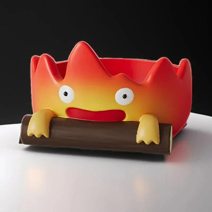 Casifa Resin Fireperson Tray – Creative Anime Key Holder & Decor for Indoor/Outdoor, Christmas & Halloween Gift
