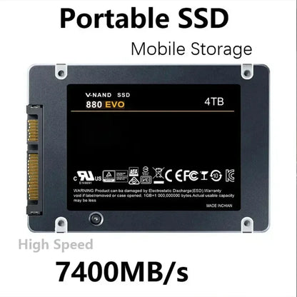 Lenovo 880 EVO SSD 1TB/2TB/4TB – Internal Solid State Drive SATA 3.0 for Laptop, Desktop, PC, PS4 & PS5