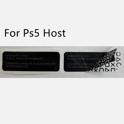 20PCS Replacement Warranty Stickers – PS4 & PS5 Console Case Shell Labels for Slim, Pro, and Host Models