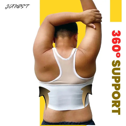 Quick-Dry Pullover Chest Binder – Sports Wear Short Vest Corset with Full Bandage Support, Plus Size