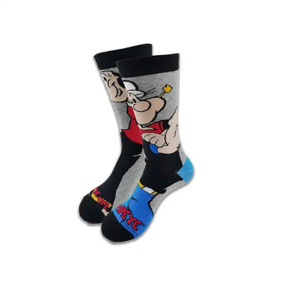 Spring and Autumn Cartoon Movie Character Socks for Men & Women – Funny Fashion High Quality Crew Tube Socks, Unisex Casual Cotton Socks