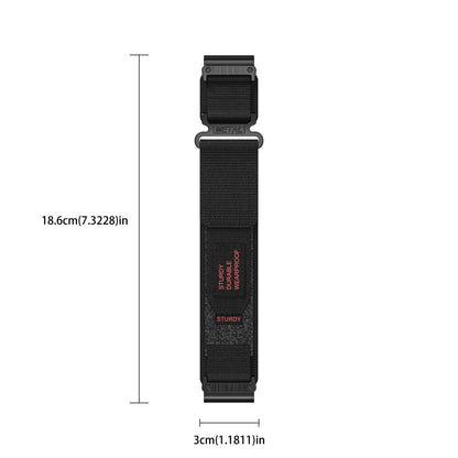 Rugged Nylon Quick Fit Watch Band — Compatible with Garmin Fenix E 8/7X/7/6/6X/5/5X/3HR