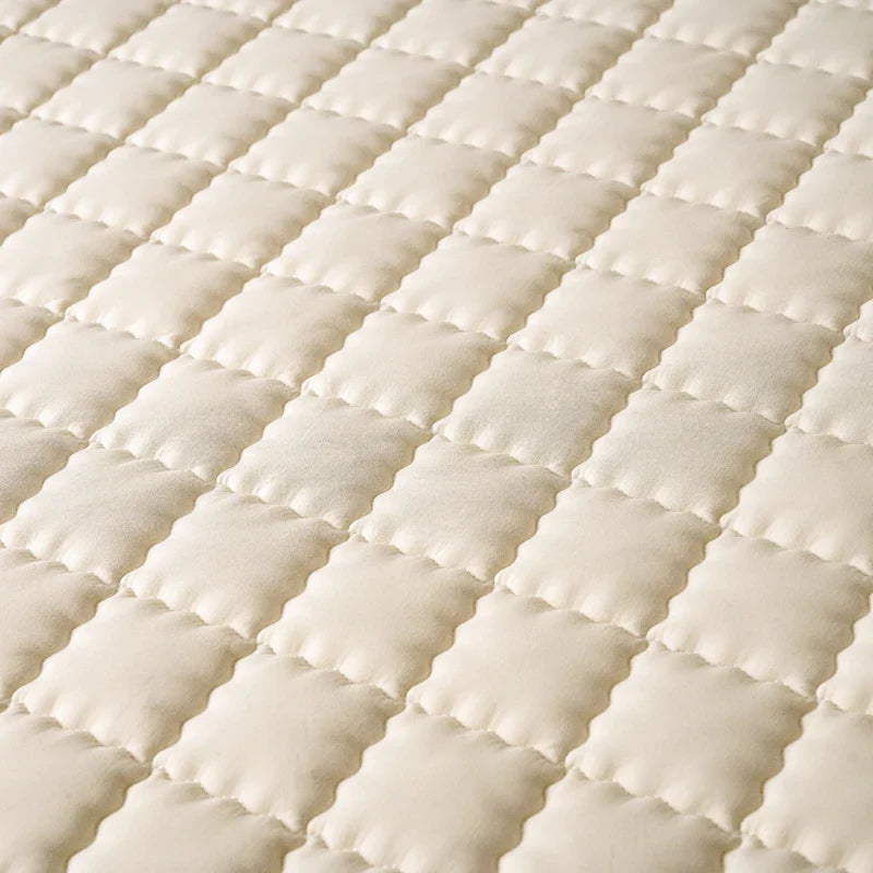 Waterproof Antimicrobial Mattress Cover – Hypoallergenic Noiseless Fitted Sheet Protector Solid Color