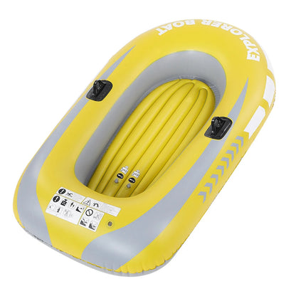 PVC Inflatable Kayak – 2-Person Canoe for Rowing, Fishing, Drifting & Diving Air Boat